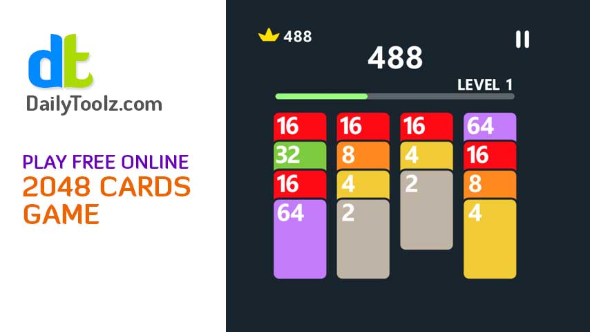 2048 CARDS - Play Free Online Merge Solitaire Card Game