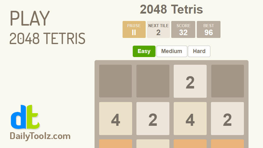 Play Number Drop: Tetris meets 2048